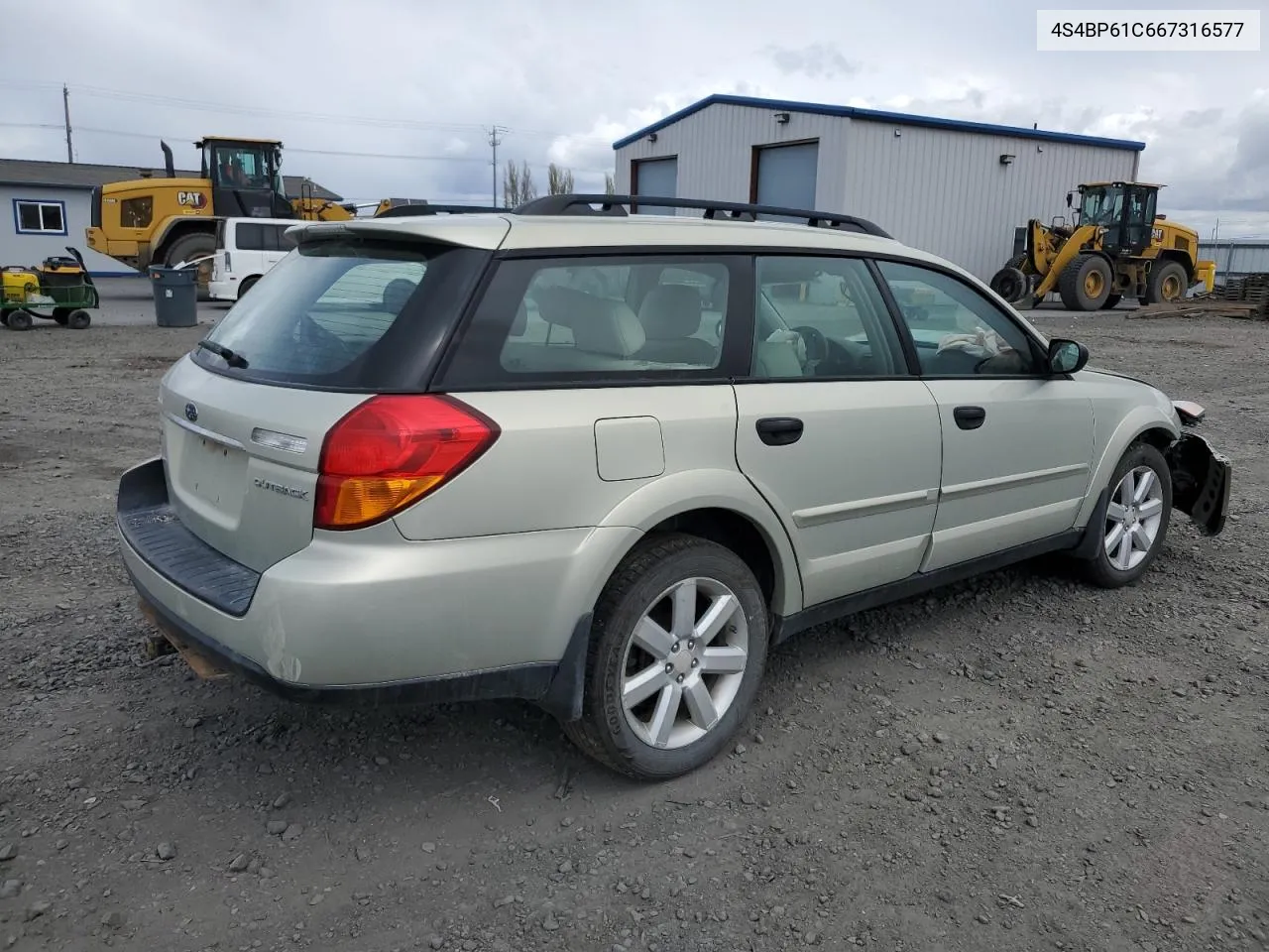 2006 Subaru Legacy Outback 2.5I VIN: 4S4BP61C667316577 Lot: 52851594