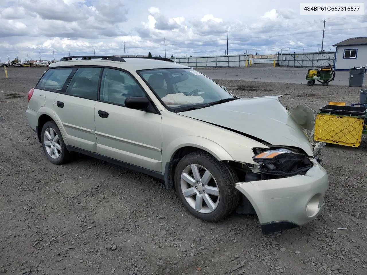 4S4BP61C667316577 2006 Subaru Legacy Outback 2.5I