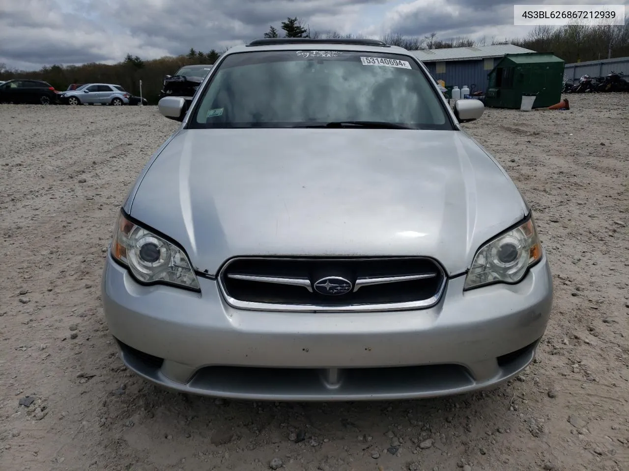 2006 Subaru Legacy 2.5I Limited VIN: 4S3BL626867212939 Lot: 53140694