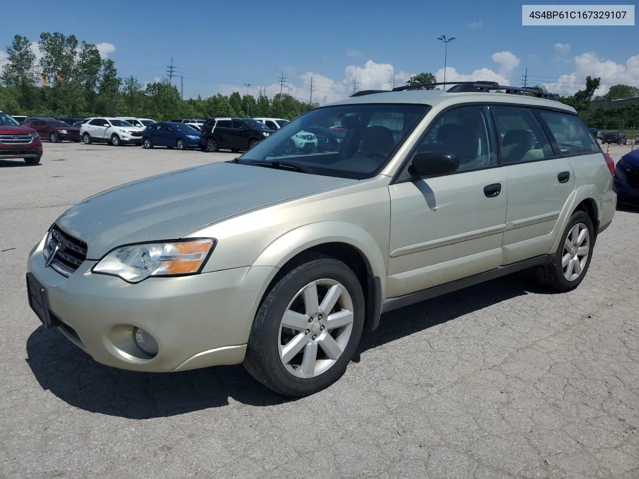 2006 Subaru Legacy Outback 2.5I VIN: 4S4BP61C167329107 Lot: 53214624