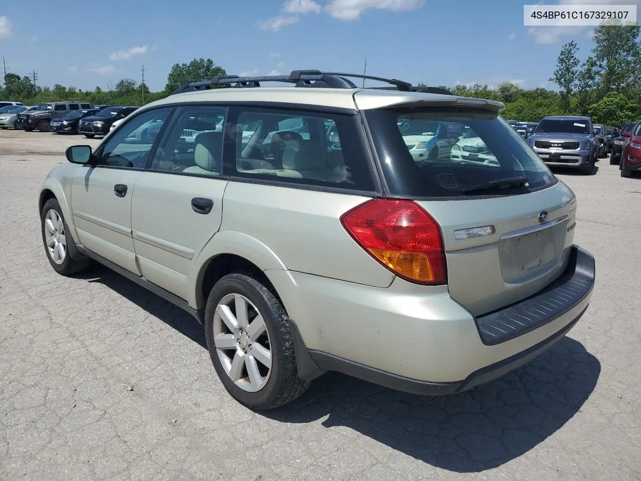 2006 Subaru Legacy Outback 2.5I VIN: 4S4BP61C167329107 Lot: 53214624