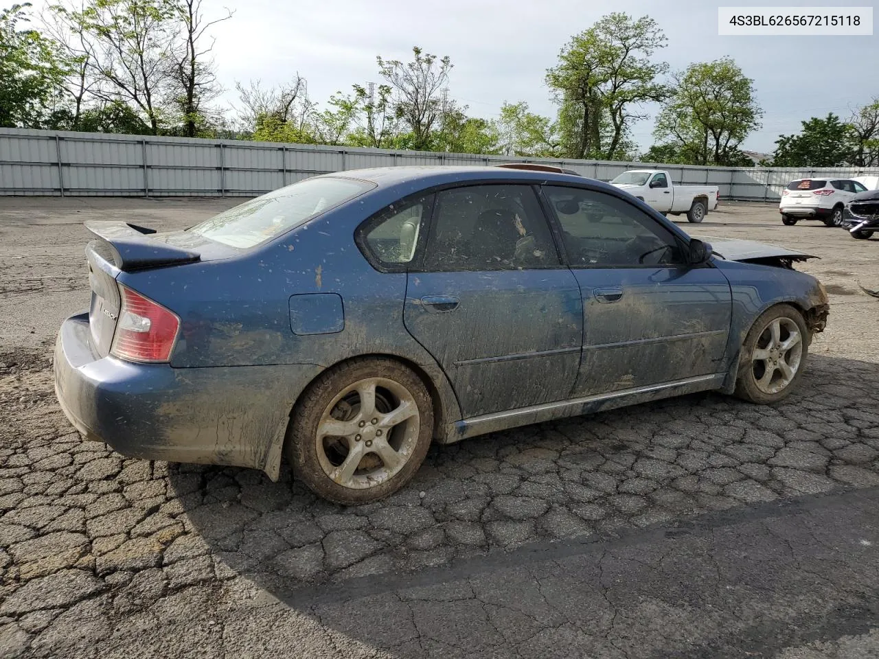 4S3BL626567215118 2006 Subaru Legacy 2.5I Limited