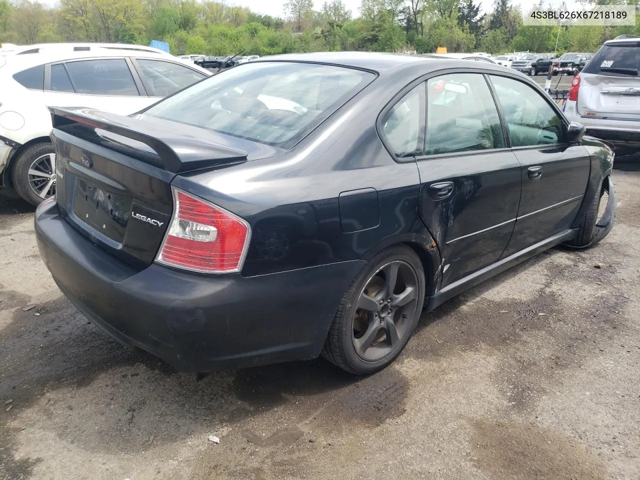 4S3BL626X67218189 2006 Subaru Legacy 2.5I Limited