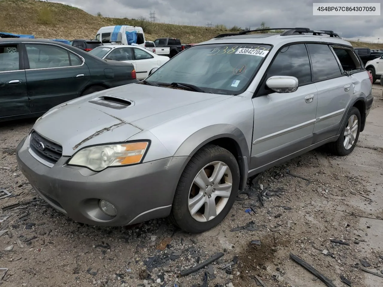 2006 Subaru Legacy Outback 2.5 Xt Limited VIN: 4S4BP67C864307050 Lot: 53842704