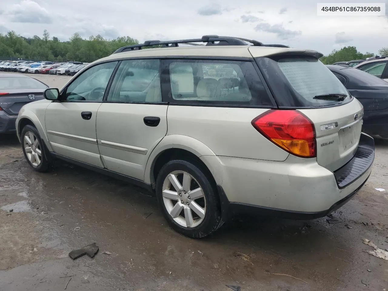 2006 Subaru Legacy Outback 2.5I VIN: 4S4BP61C867359088 Lot: 54340744