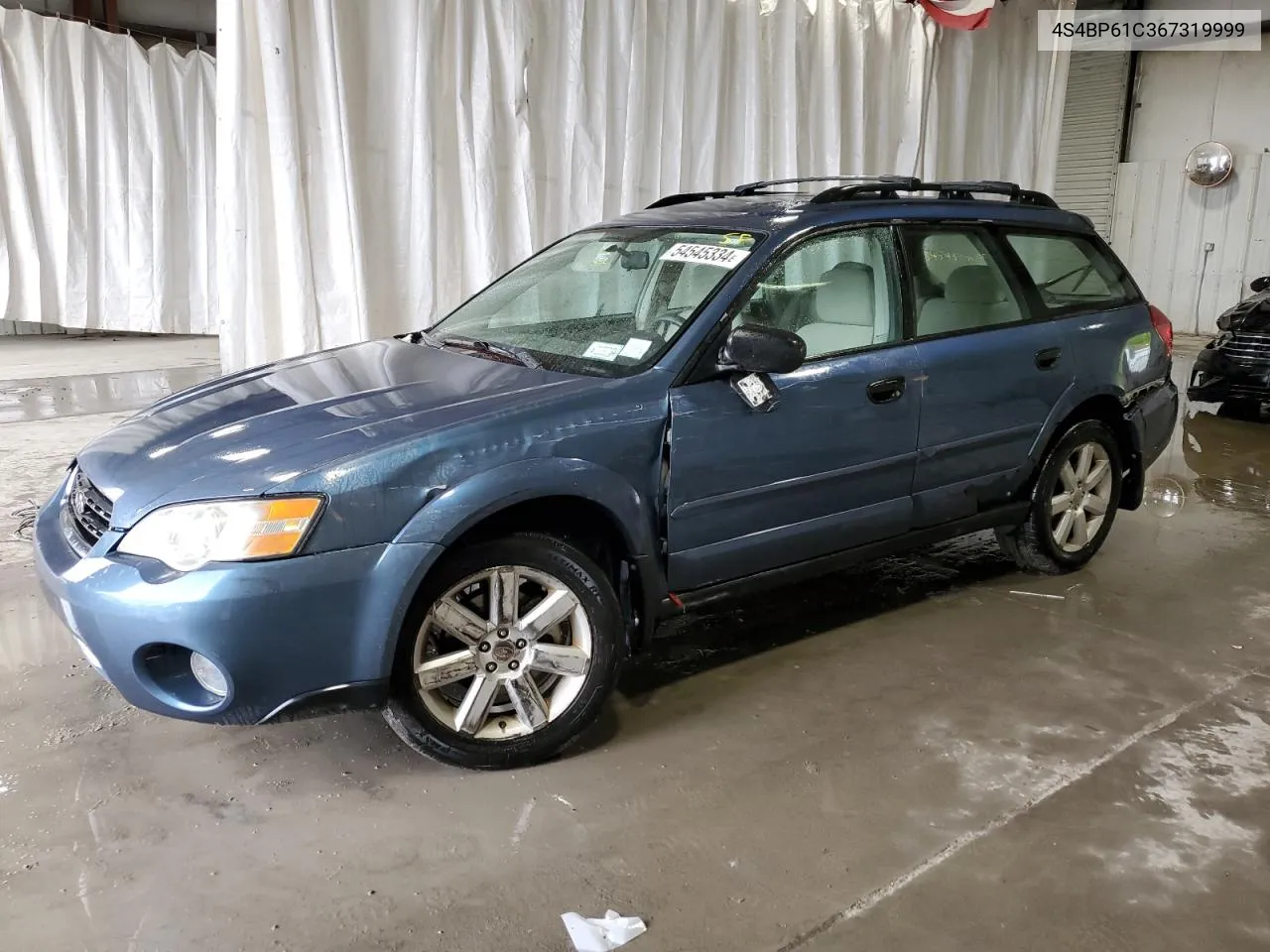 2006 Subaru Legacy Outback 2.5I VIN: 4S4BP61C367319999 Lot: 54545334