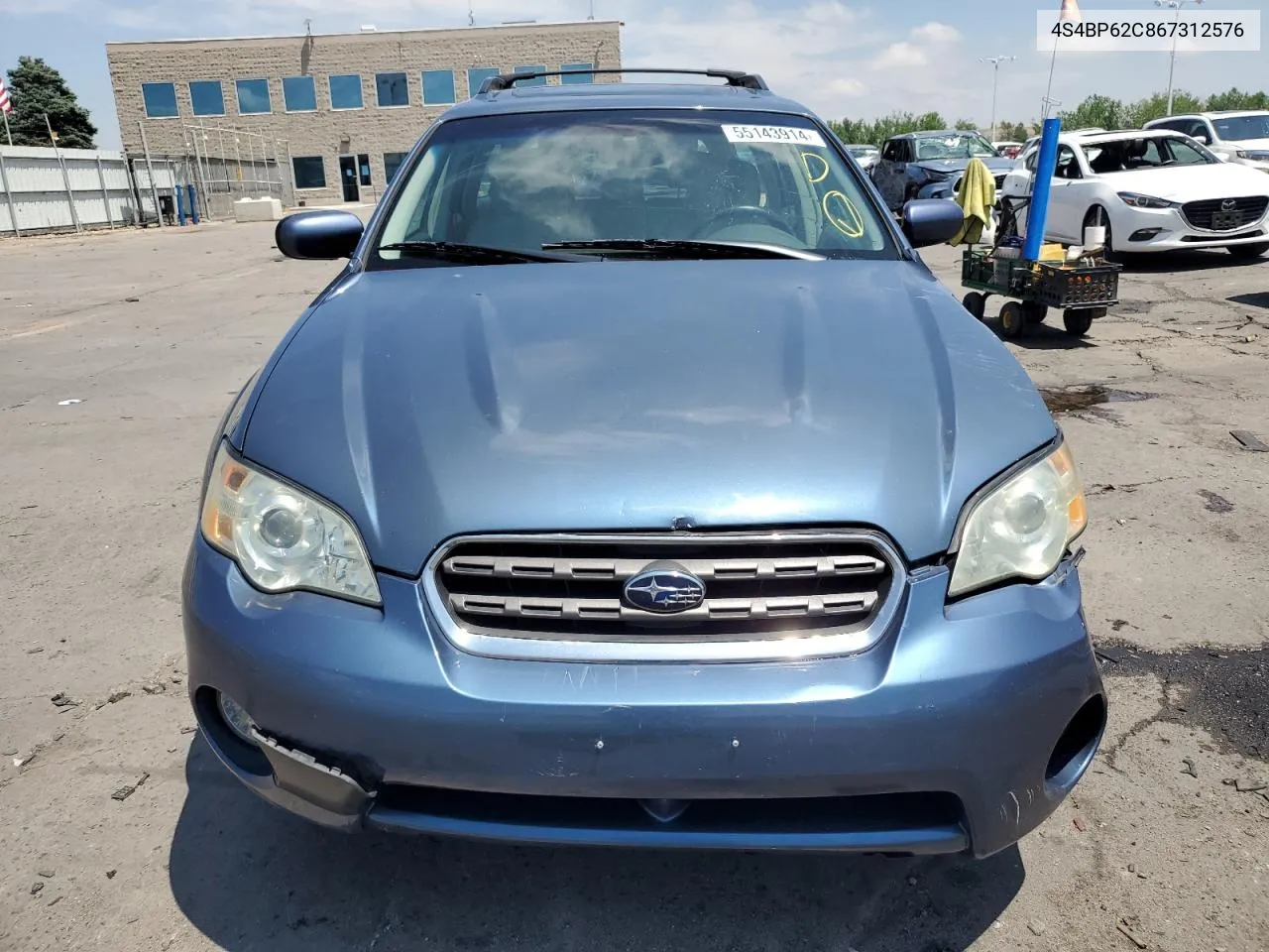 4S4BP62C867312576 2006 Subaru Legacy Outback 2.5I Limited