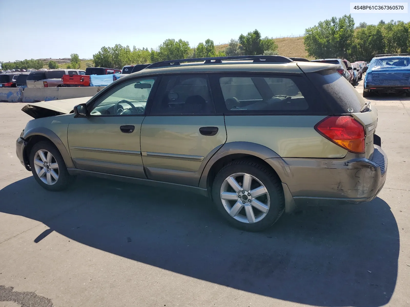 2006 Subaru Legacy Outback 2.5I VIN: 4S4BP61C367360570 Lot: 62730194