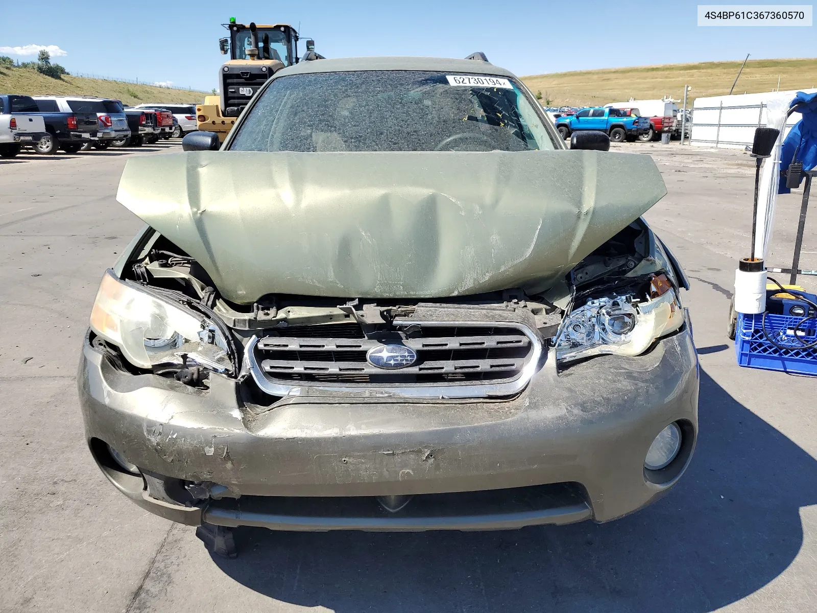 2006 Subaru Legacy Outback 2.5I VIN: 4S4BP61C367360570 Lot: 62730194