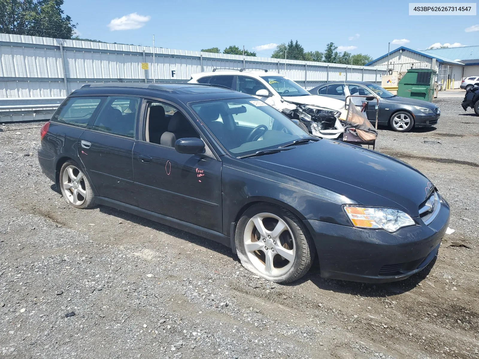 4S3BP626267314547 2006 Subaru Legacy 2.5I Limited