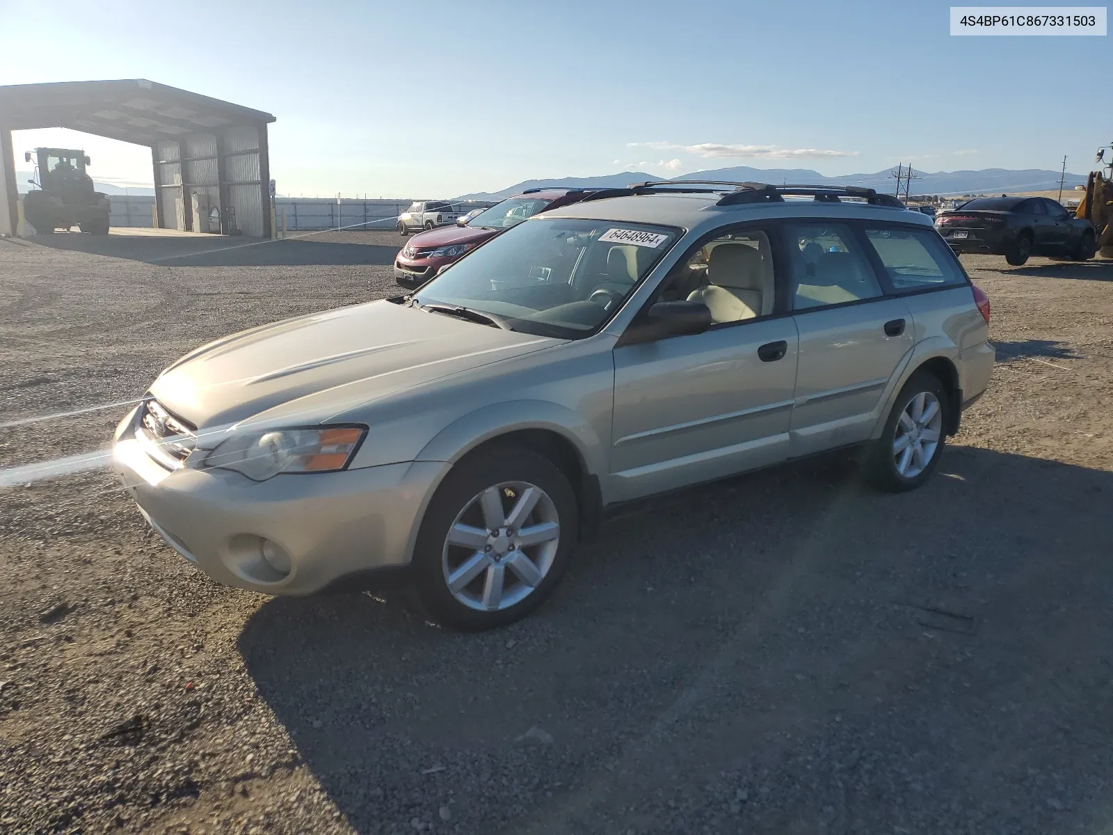 4S4BP61C867331503 2006 Subaru Legacy Outback 2.5I