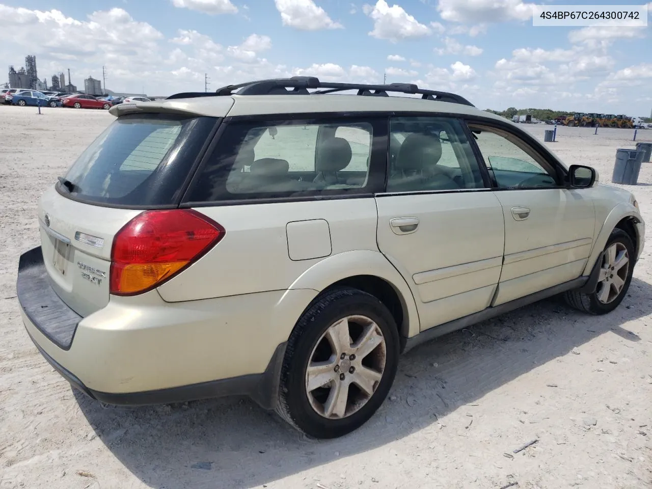 4S4BP67C264300742 2006 Subaru Legacy Outback 2.5 Xt Limited