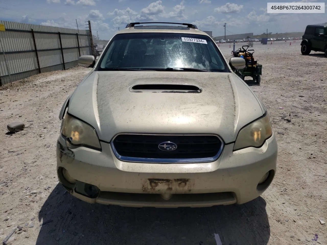 2006 Subaru Legacy Outback 2.5 Xt Limited VIN: 4S4BP67C264300742 Lot: 65927334