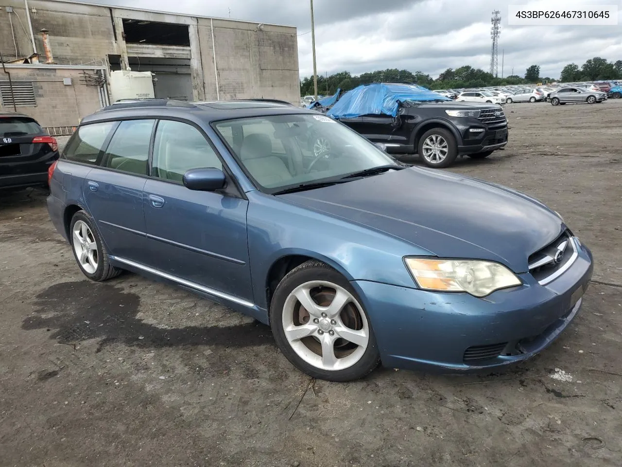 2006 Subaru Legacy 2.5I Limited VIN: 4S3BP626467310645 Lot: 66105714