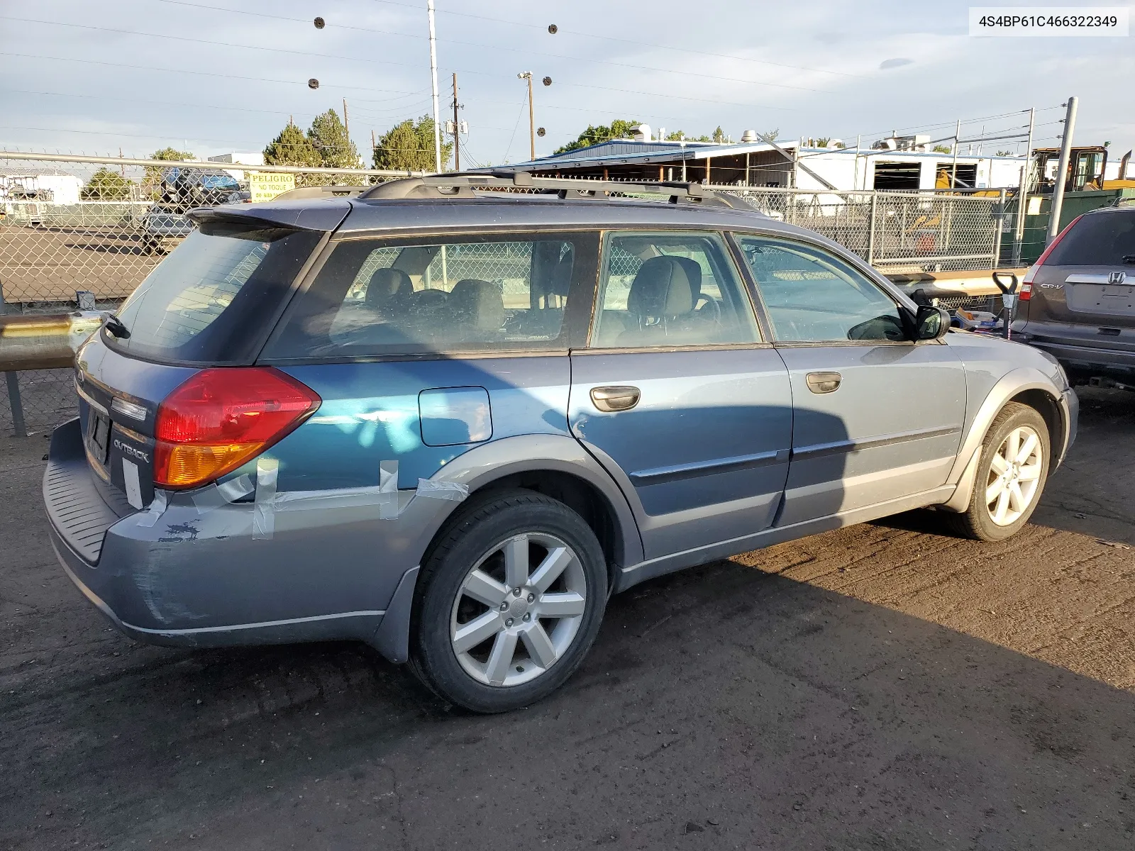 2006 Subaru Legacy Outback 2.5I VIN: 4S4BP61C466322349 Lot: 67397924