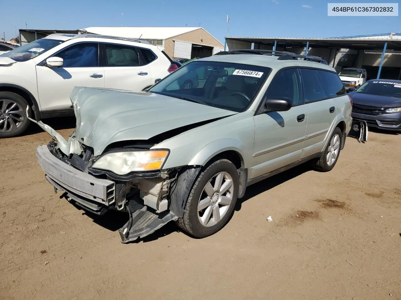 4S4BP61C367302832 2006 Subaru Legacy Outback 2.5I