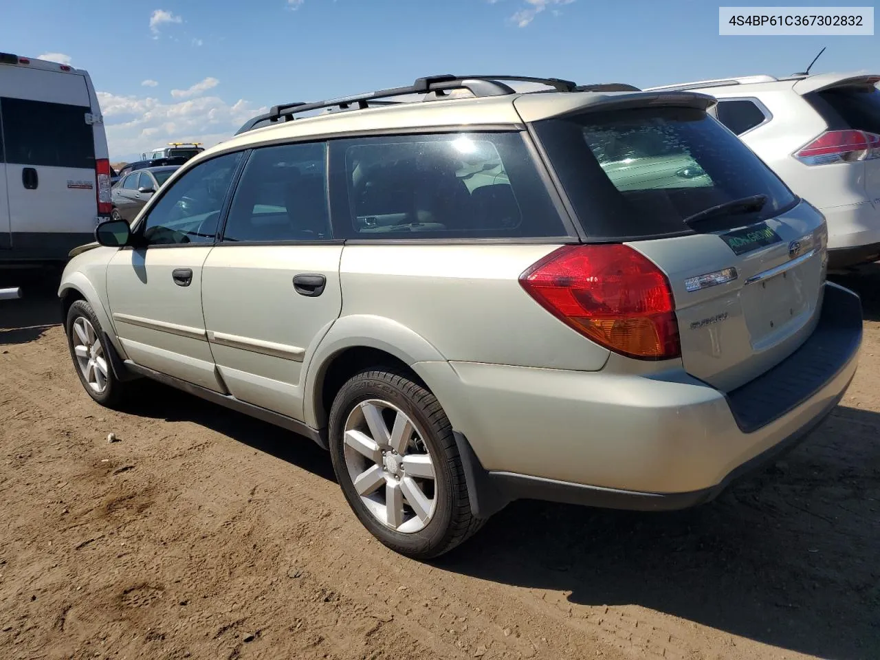 2006 Subaru Legacy Outback 2.5I VIN: 4S4BP61C367302832 Lot: 67566874