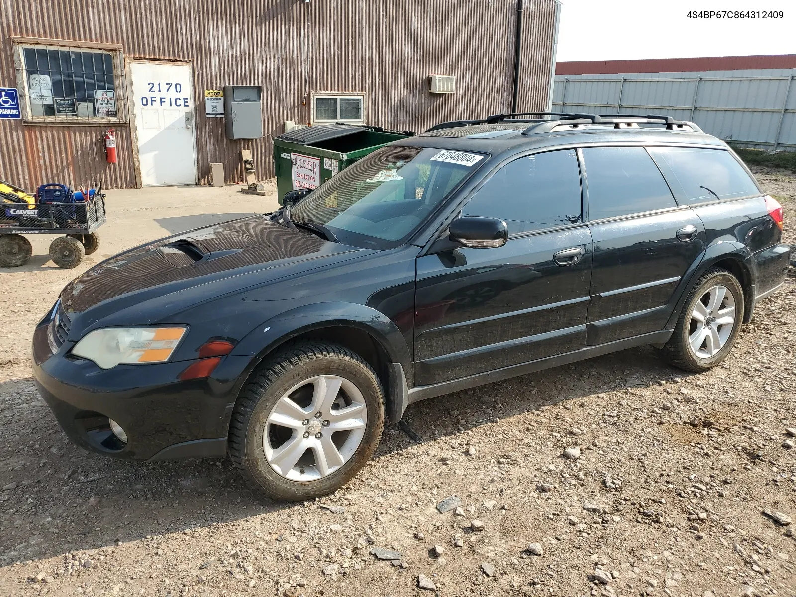 4S4BP67C864312409 2006 Subaru Legacy Outback 2.5 Xt Limited