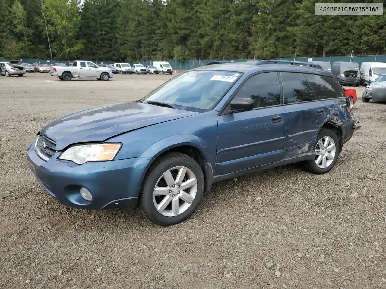 4S4BP61C867355168 2006 Subaru Legacy Outback 2.5I