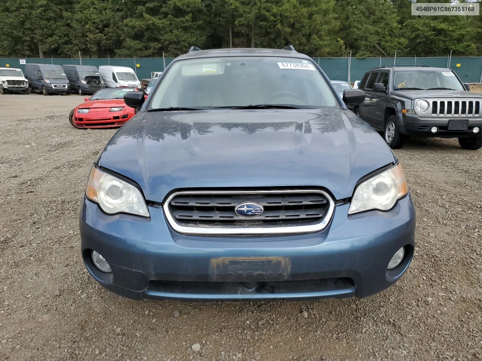 2006 Subaru Legacy Outback 2.5I VIN: 4S4BP61C867355168 Lot: 67738904