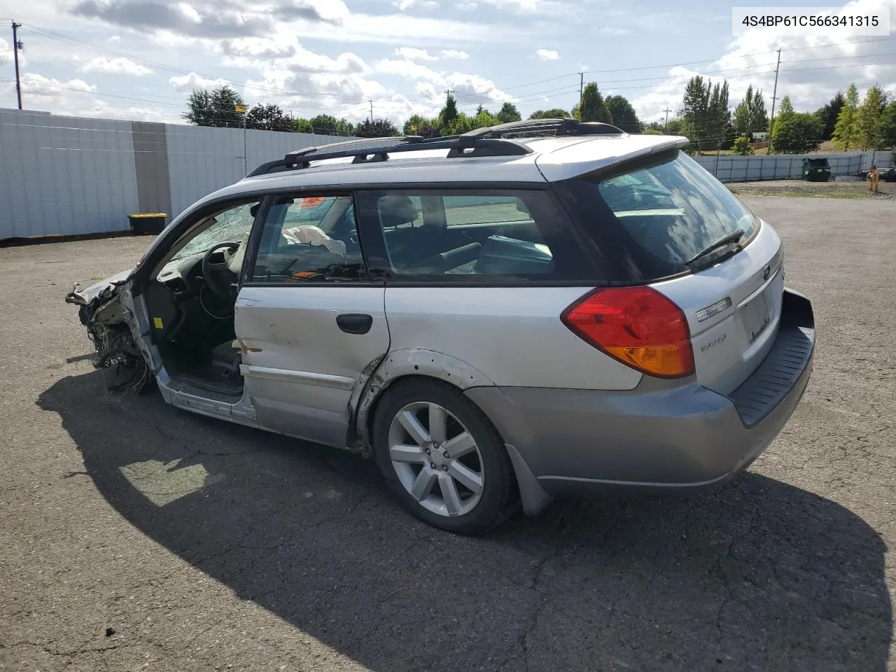 4S4BP61C566341315 2006 Subaru Legacy Outback 2.5I