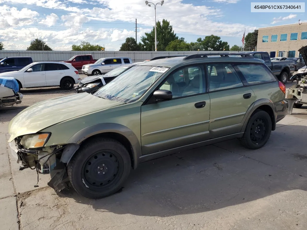 2006 Subaru Legacy Outback 2.5I VIN: 4S4BP61CX67340641 Lot: 69047324