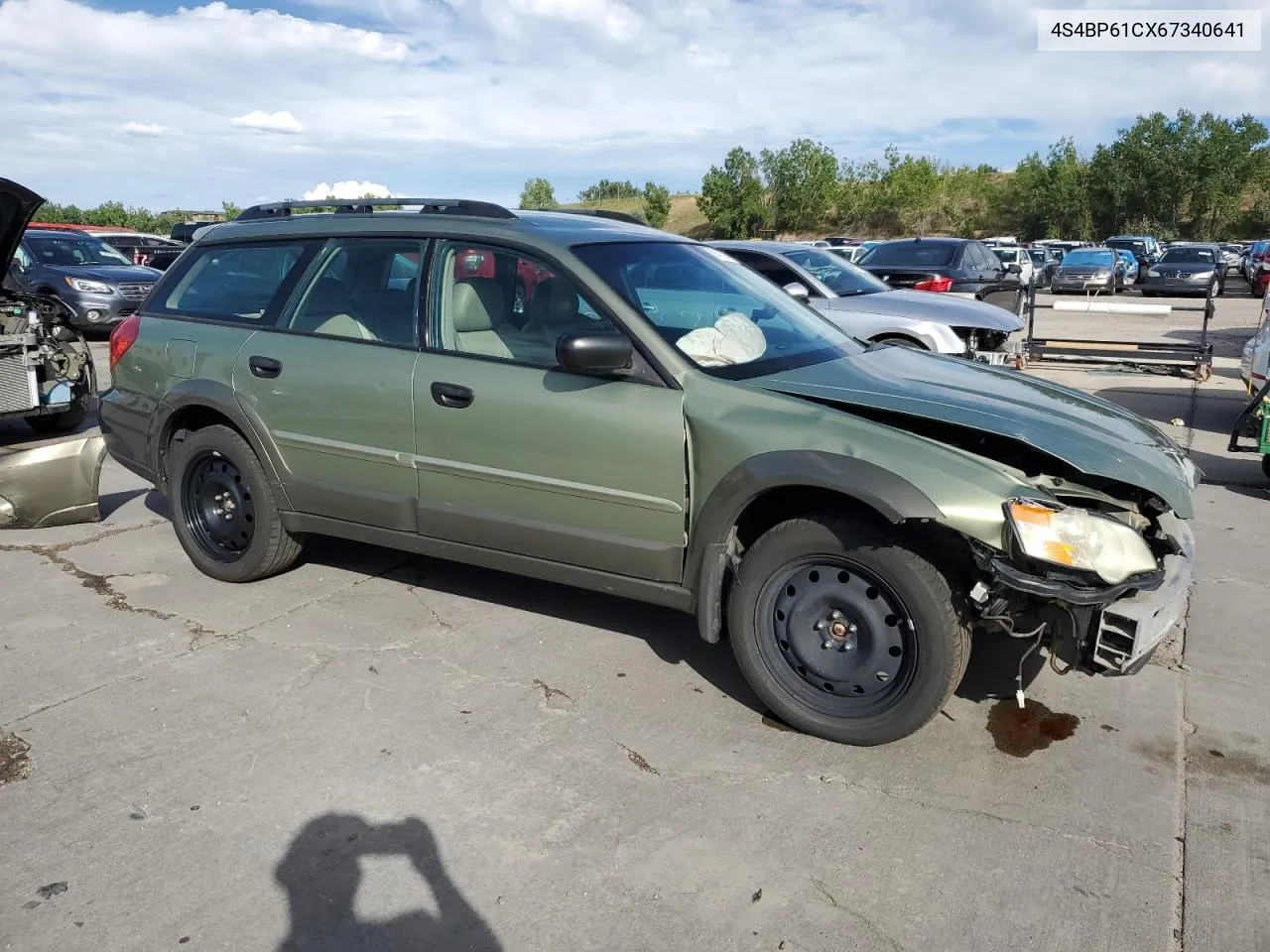 2006 Subaru Legacy Outback 2.5I VIN: 4S4BP61CX67340641 Lot: 69047324