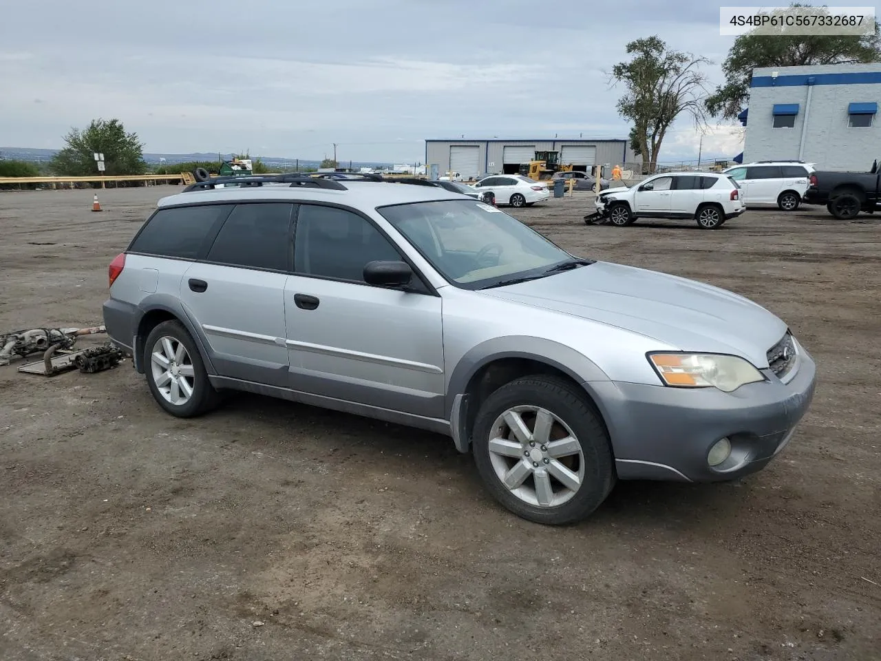 2006 Subaru Legacy Outback 2.5I VIN: 4S4BP61C567332687 Lot: 69107184