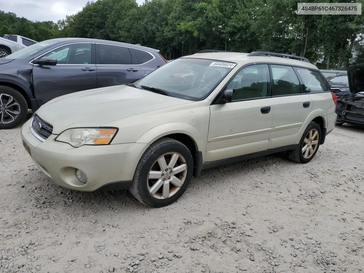 2006 Subaru Legacy Outback 2.5I VIN: 4S4BP61C467326475 Lot: 69193914