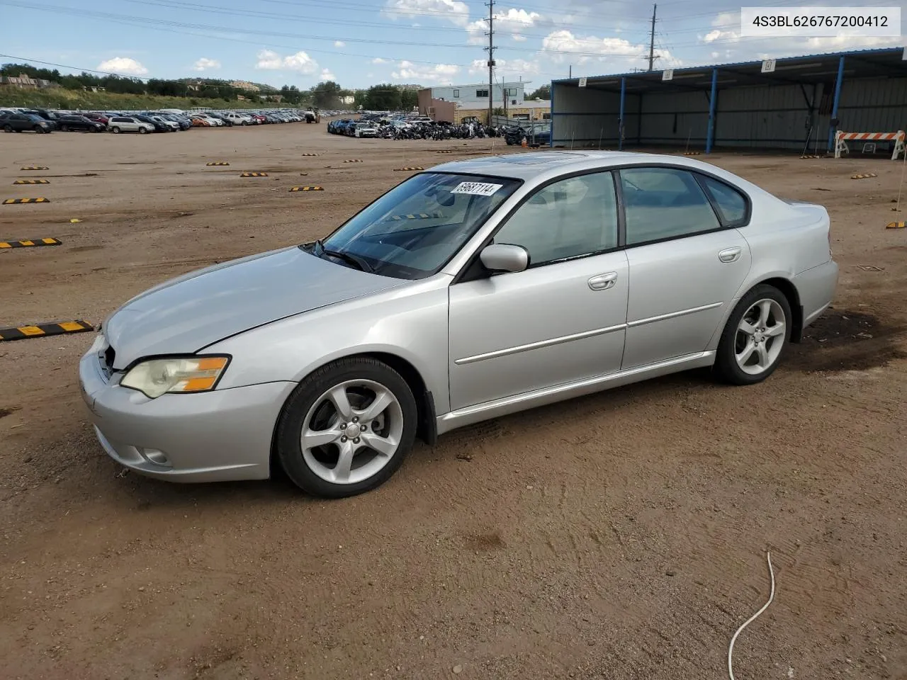 4S3BL626767200412 2006 Subaru Legacy 2.5I Limited