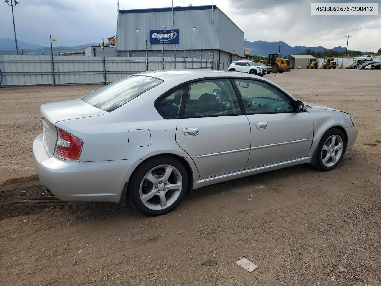 2006 Subaru Legacy 2.5I Limited VIN: 4S3BL626767200412 Lot: 69687114