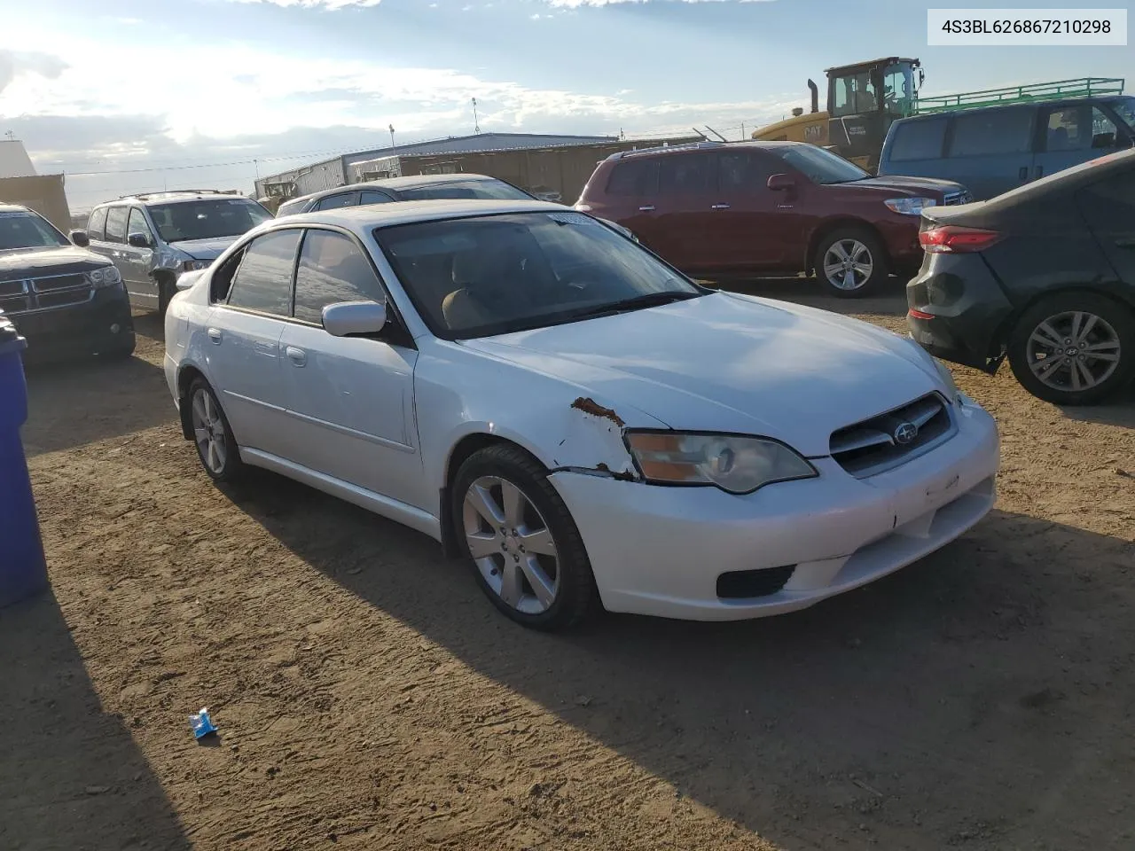 2006 Subaru Legacy 2.5I Limited VIN: 4S3BL626867210298 Lot: 69789284