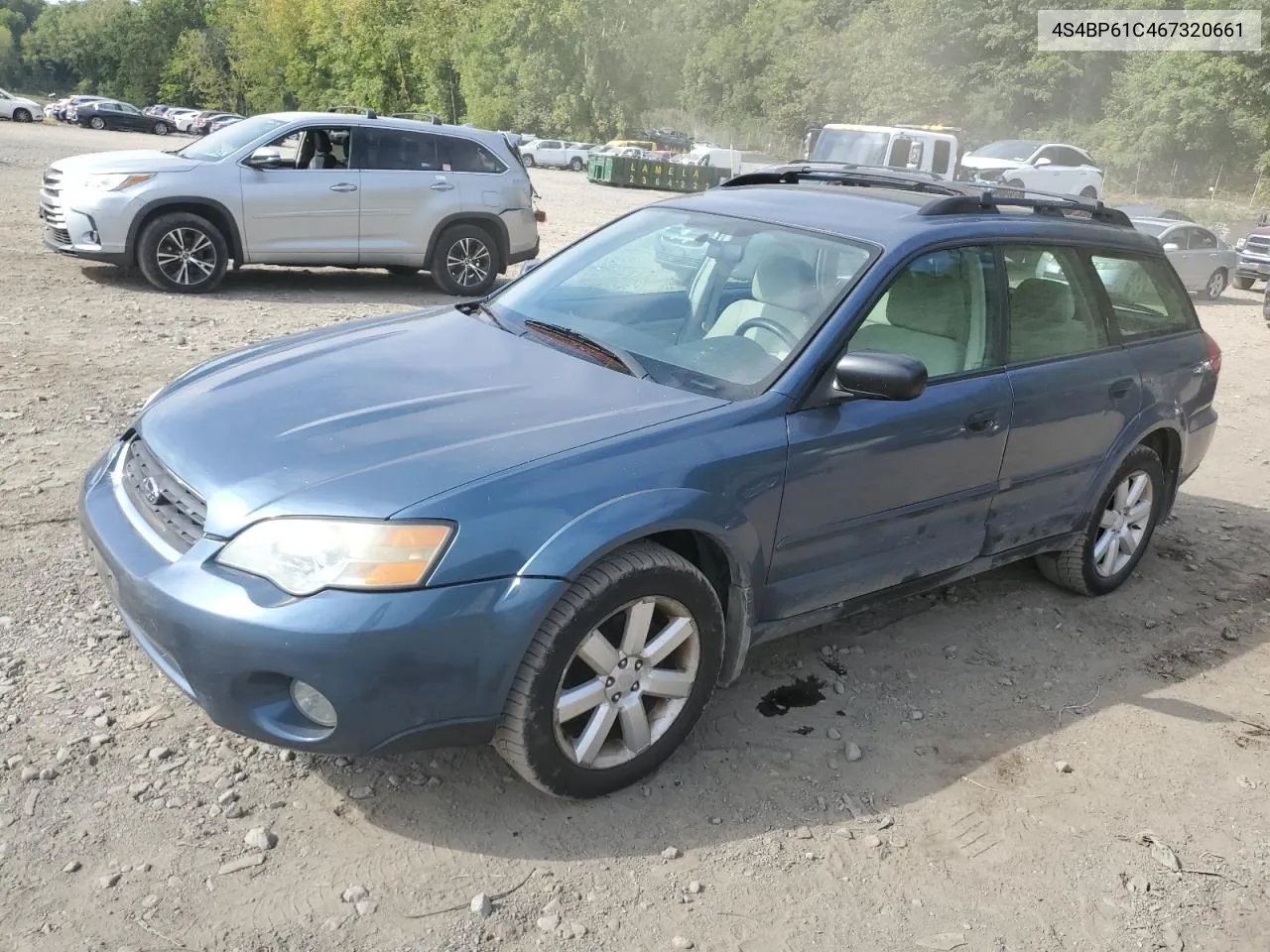 2006 Subaru Legacy Outback 2.5I VIN: 4S4BP61C467320661 Lot: 70282114