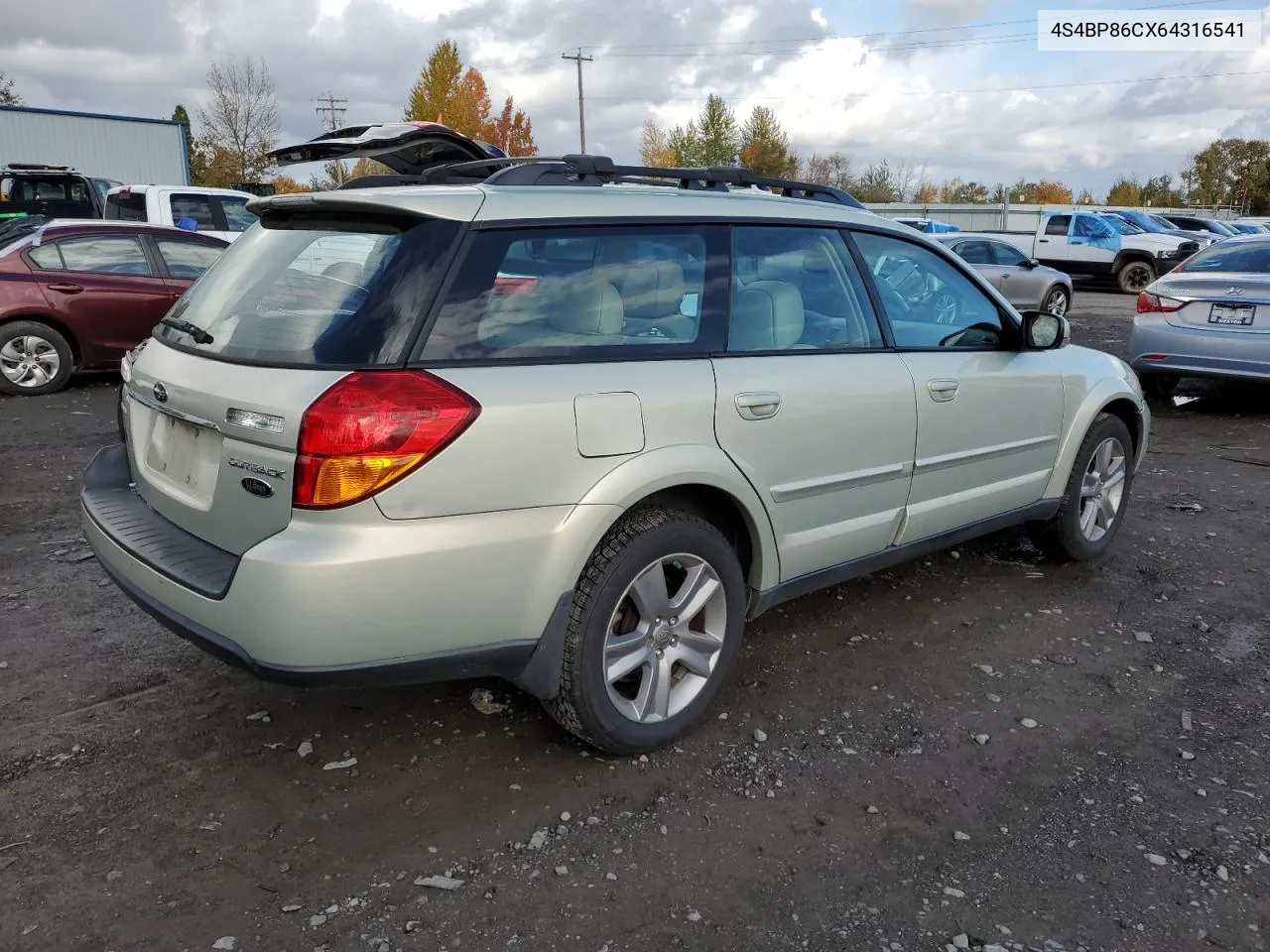 2006 Subaru Legacy Outback 3.0R Ll Bean VIN: 4S4BP86CX64316541 Lot: 75205273