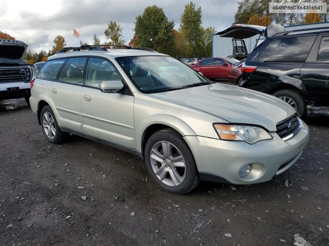 2006 Subaru Legacy Outback 3.0R Ll Bean VIN: 4S4BP86CX64316541 Lot: 75205273