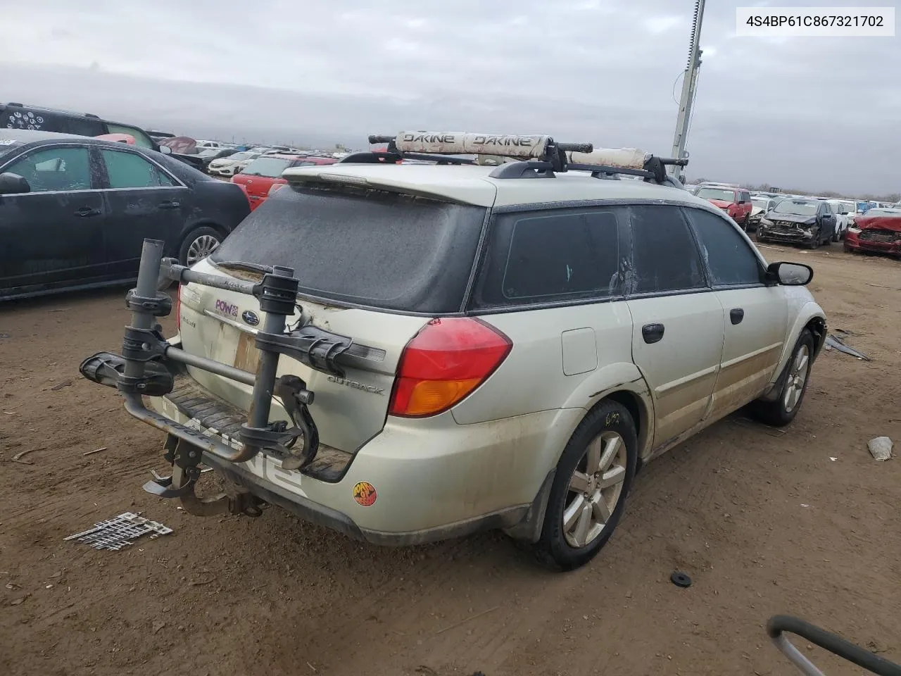 2006 Subaru Legacy Outback 2.5I VIN: 4S4BP61C867321702 Lot: 80092753