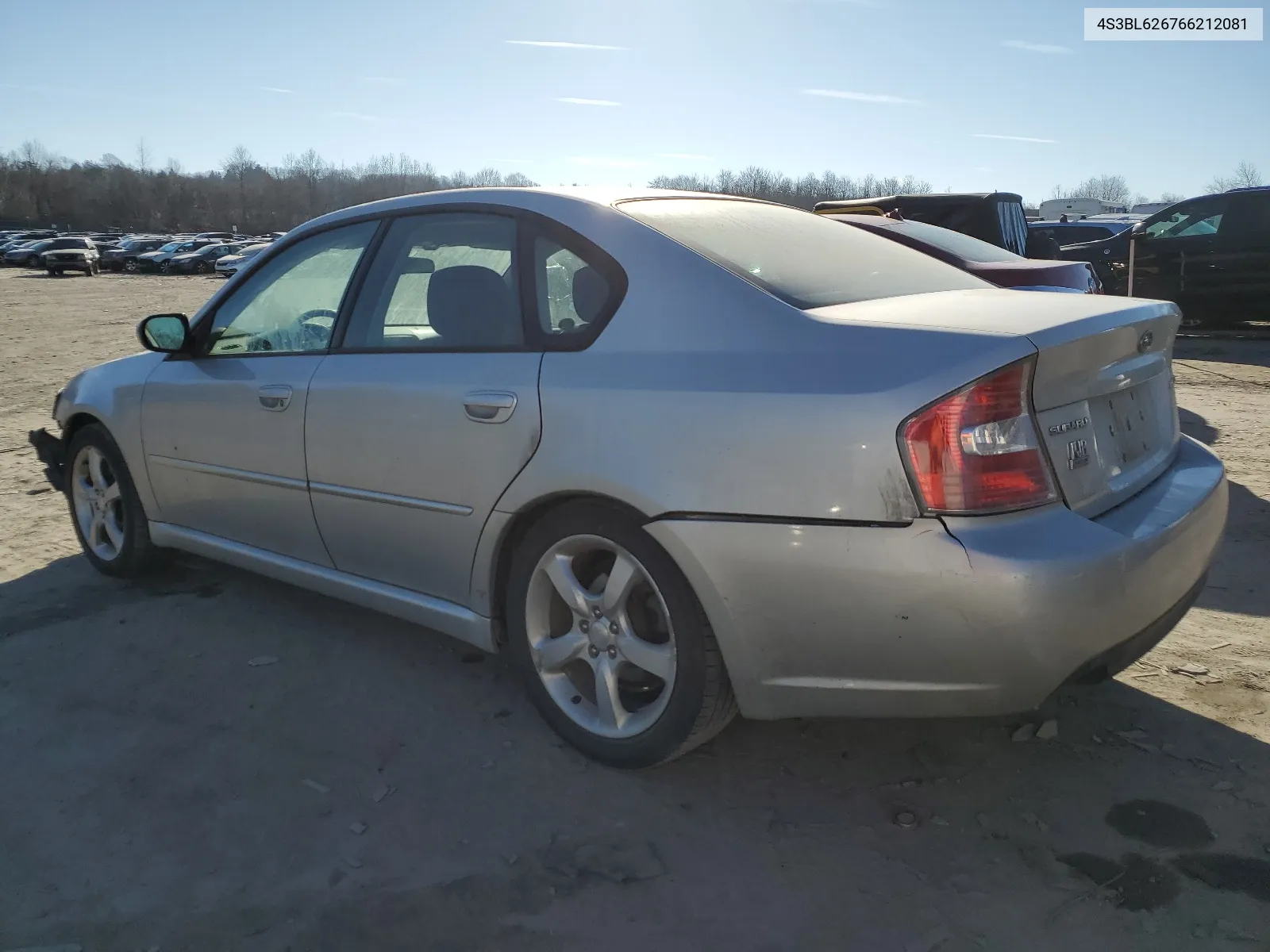 2006 Subaru Legacy 2.5I Limited VIN: 4S3BL626766212081 Lot: 80601643