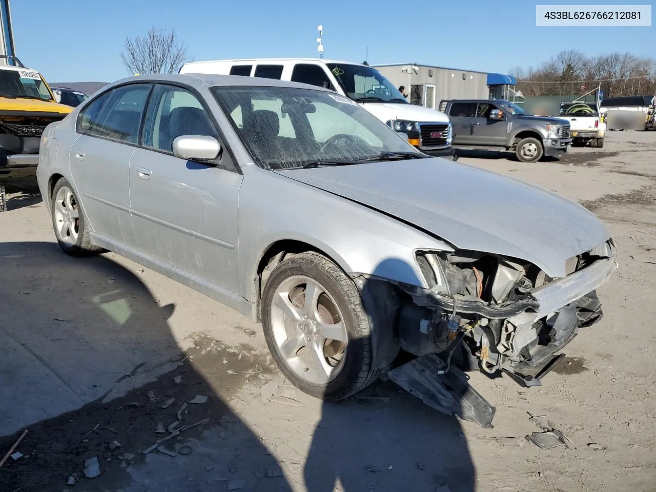 2006 Subaru Legacy 2.5I Limited VIN: 4S3BL626766212081 Lot: 80601643