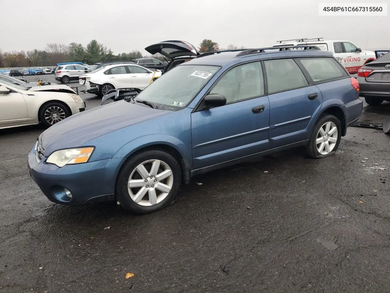 4S4BP61C667315560 2006 Subaru Legacy Outback 2.5I