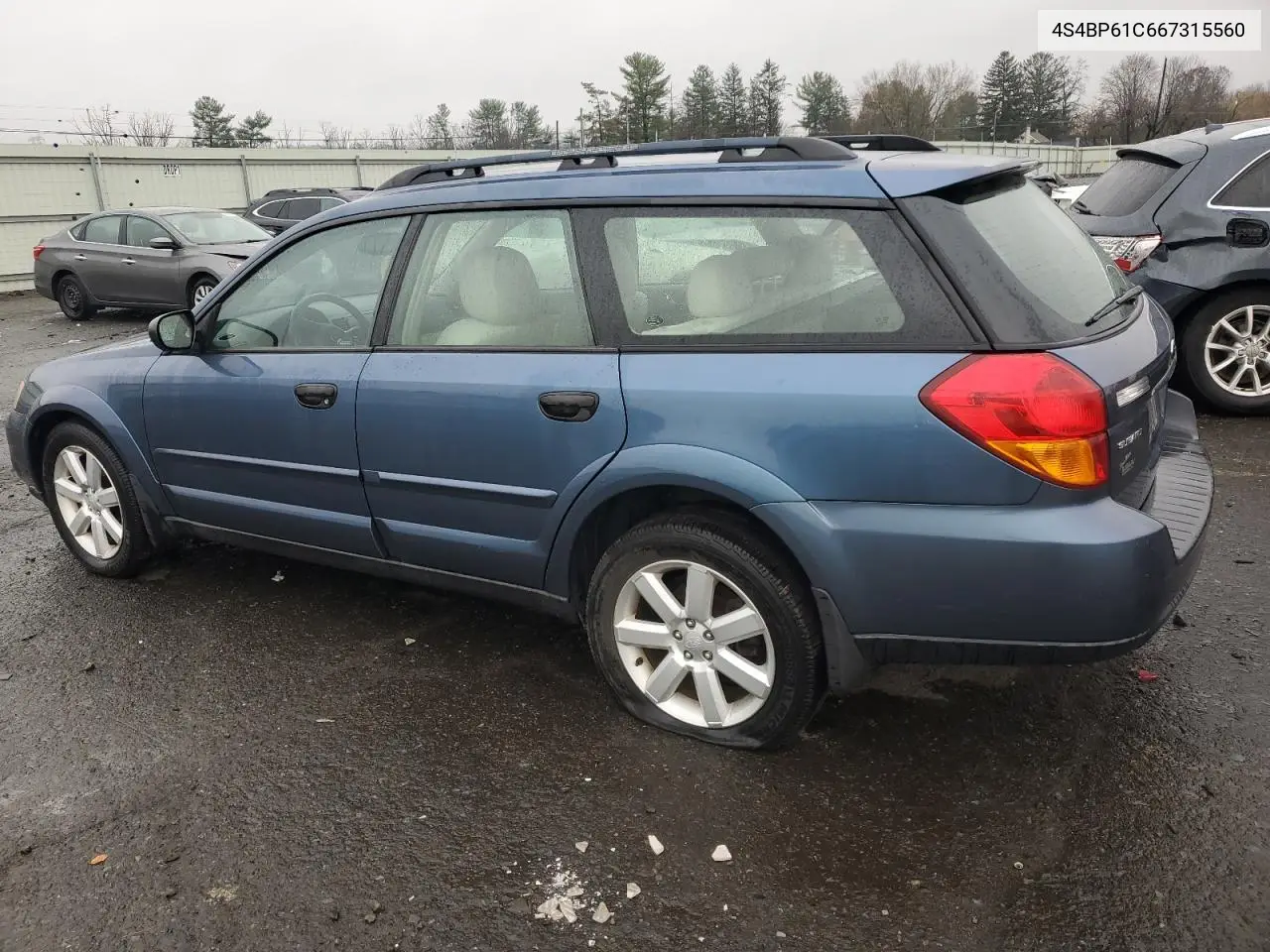 4S4BP61C667315560 2006 Subaru Legacy Outback 2.5I