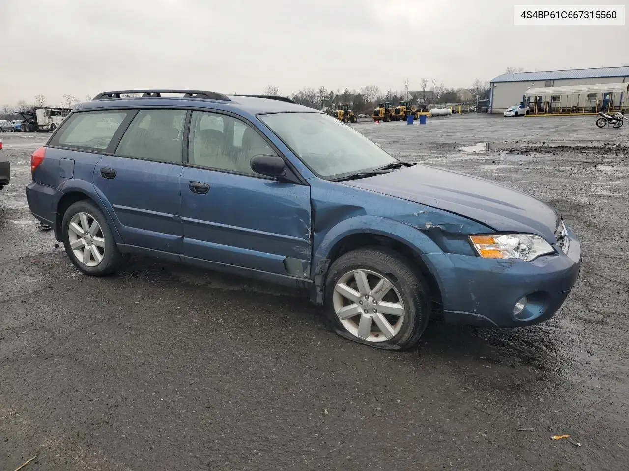 4S4BP61C667315560 2006 Subaru Legacy Outback 2.5I