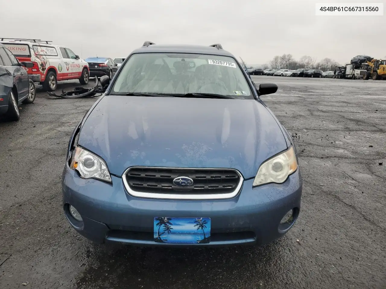 4S4BP61C667315560 2006 Subaru Legacy Outback 2.5I