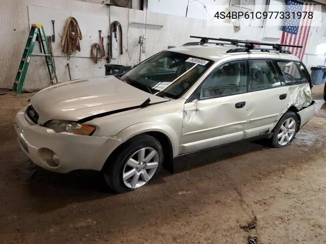 2007 Subaru Outback Outback 2.5I VIN: 4S4BP61C977331978 Lot: 43068424