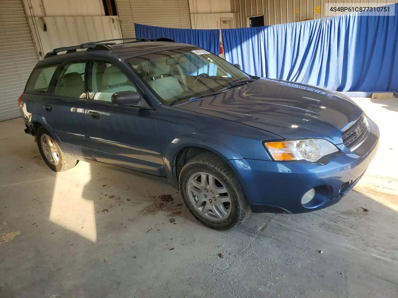 4S4BP61C877310751 2007 Subaru Outback 2.5I