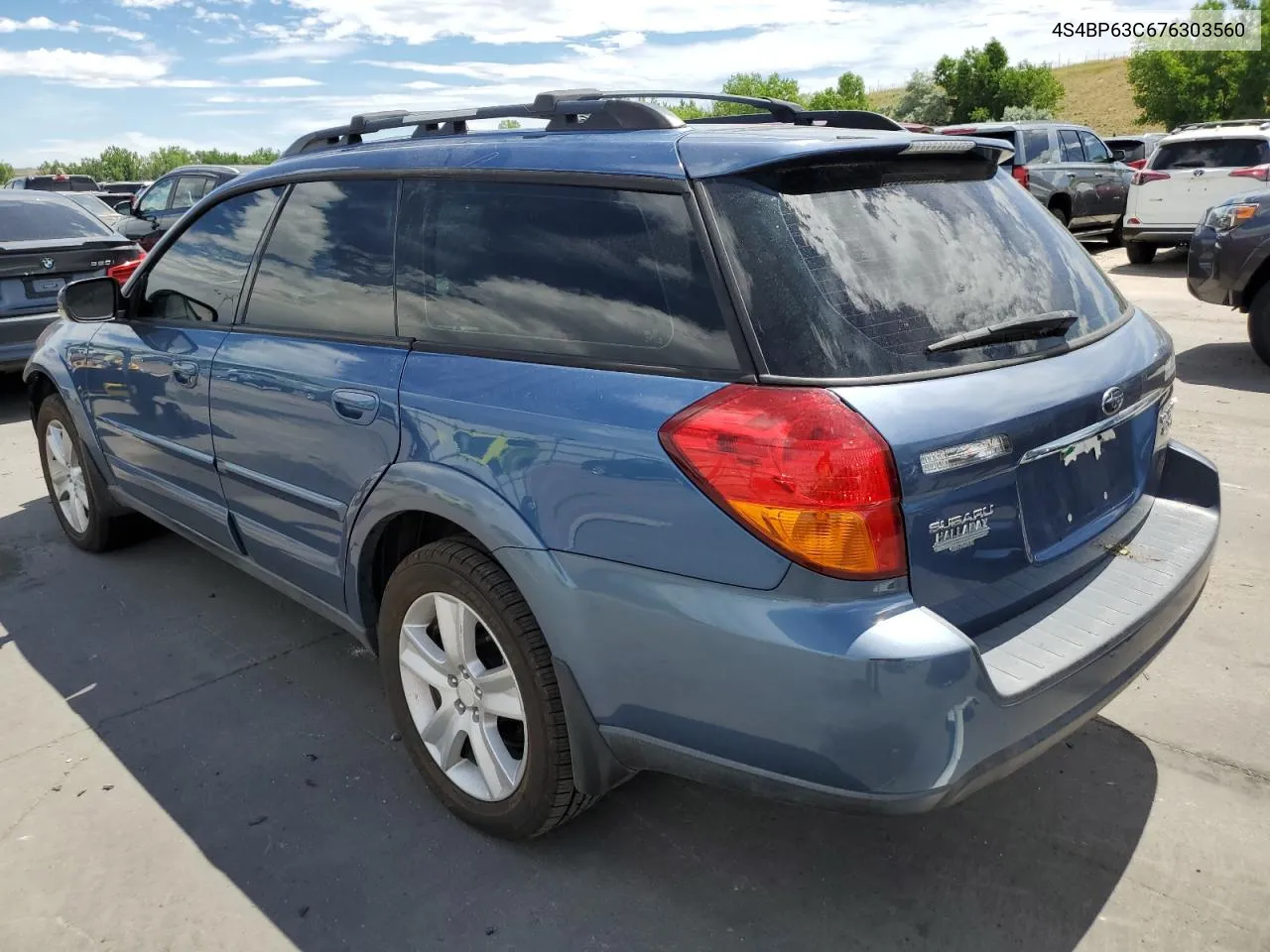 2007 Subaru Legacy Outback VIN: 4S4BP63C676303560 Lot: 61108034