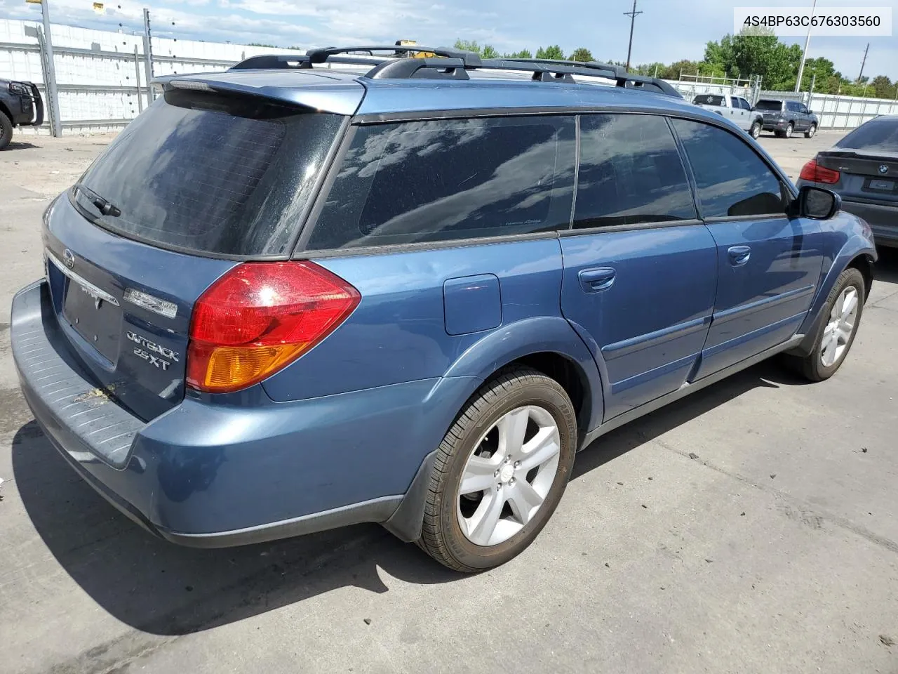 2007 Subaru Legacy Outback VIN: 4S4BP63C676303560 Lot: 61108034