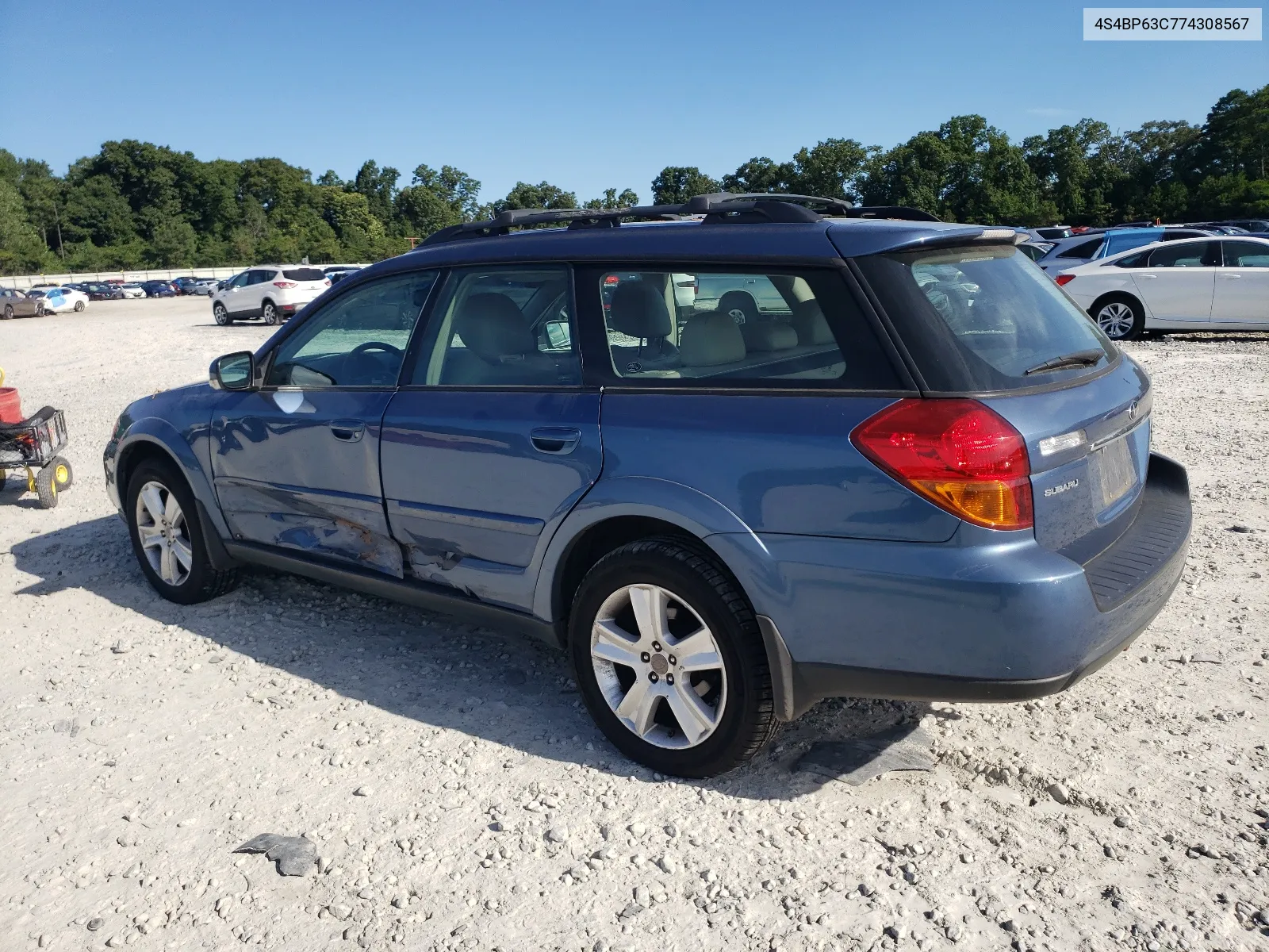 2007 Subaru Legacy Outback VIN: 4S4BP63C774308567 Lot: 61399014