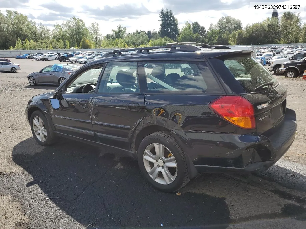 2007 Subaru Legacy Outback VIN: 4S4BP63C974316587 Lot: 69155024