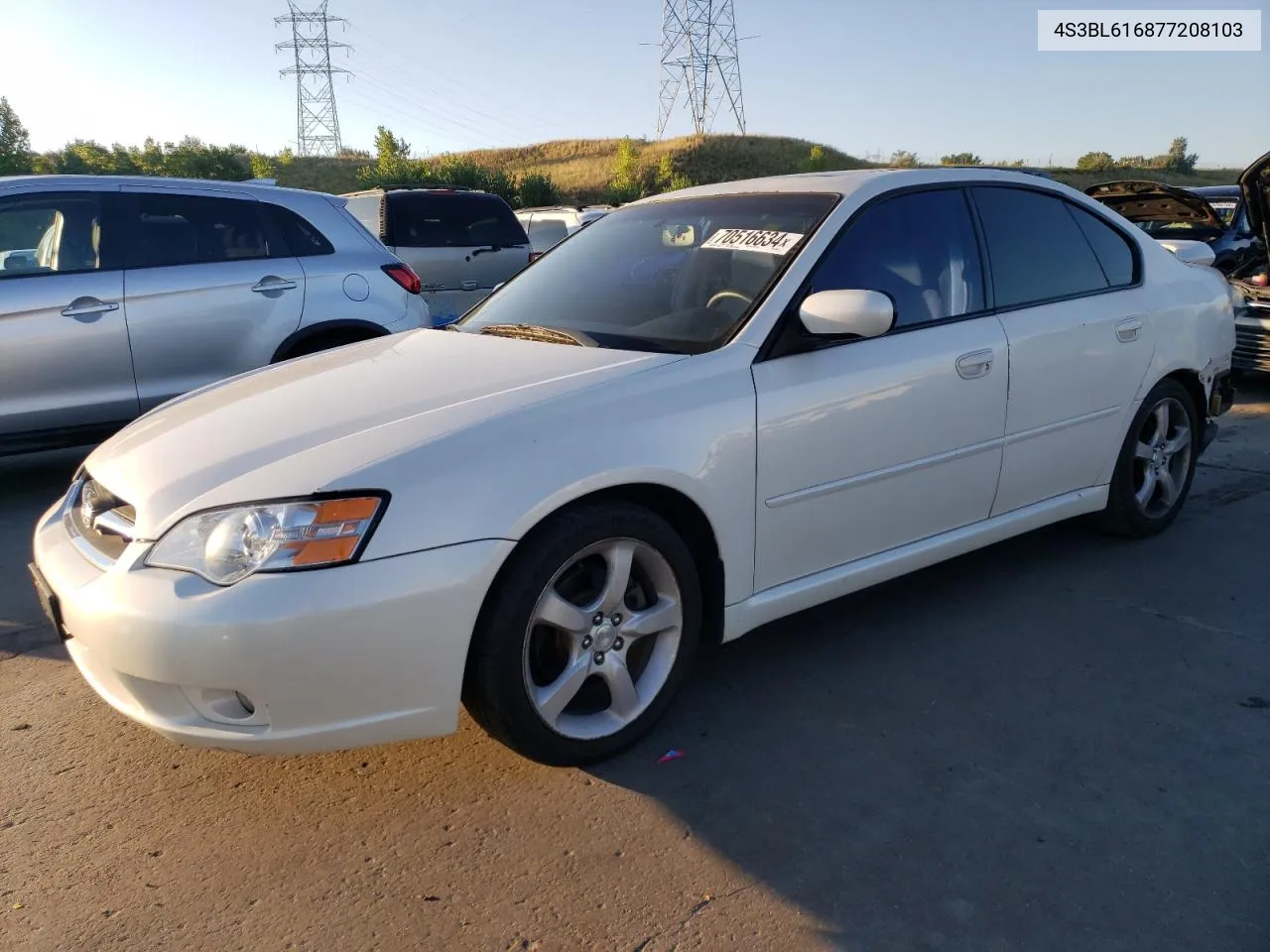 4S3BL616877208103 2007 Subaru Legacy 2.5I