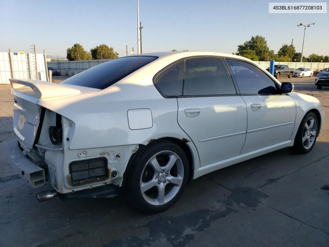 2007 Subaru Legacy 2.5I VIN: 4S3BL616877208103 Lot: 70516634